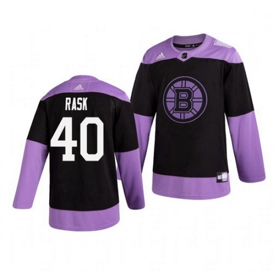Bruins 40 Tuukka Rask Black Purple Hockey Fights Cancer Adidas Jersey Bruins 40 Tuukka Rask Black Purple Hockey Fights Cancer Adidas Jersey