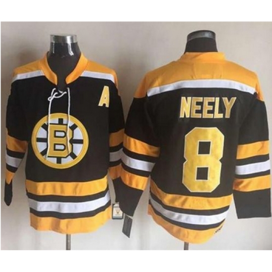 Bruins #8 Cam Neely BlackYellow CCM Throwback New Stitched NHL Jersey Bruins #8 Cam Neely BlackYellow CCM Throwback New Stitched NHL Jersey