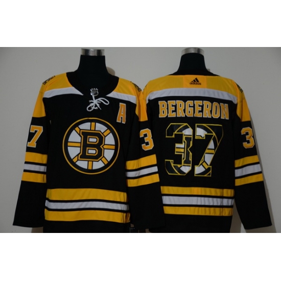 Men Boston Bruins 37 Patrice Bergeron Black Adidas Fashion Jersey Men Boston Bruins 37 Patrice Bergeron Black Adidas Fashion Jersey