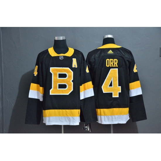Men Boston Bruins 4 Bobby Orr Black Adidas Jersey Men Boston Bruins 4 Bobby Orr Black Adidas Jersey