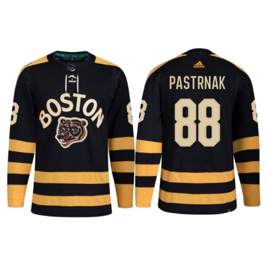 Men Boston Bruins 88 David Pastrnak Black Classic Primegreen Stitched Jersey Men Boston Bruins 88 David Pastrnak Black Classic Primegreen Stitched Jersey