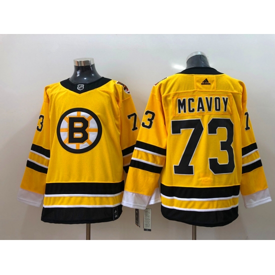 Men Boston Bruins Charlie McAvoy 73 Yellow 2021 Adidas Stitched NHL Jersey Men Boston Bruins Charlie McAvoy 73 Yellow 2021 Adidas Stitched NHL Jersey
