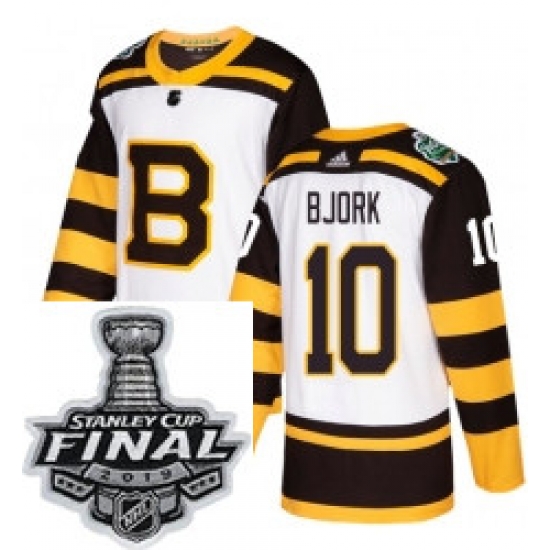 Mens Adidas Boston Bruins 10 Anders Bjork Authentic White 2019 Winter Classic NHL Jersey (1) Mens Adidas Boston Bruins 10 Anders Bjork Authentic White 2019 Winter Classic NHL Jersey (1)