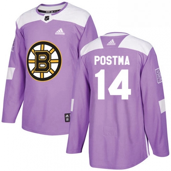 Mens Adidas Boston Bruins 14 Paul Postma Authentic Purple Fights Cancer Practice NHL Jersey Mens Adidas Boston Bruins 14 Paul Postma Authentic Purple Fights Cancer Practice NHL Jersey