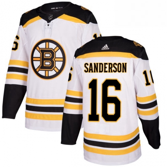 Mens Adidas Boston Bruins 16 Derek Sanderson Authentic White Away NHL Jersey Mens Adidas Boston Bruins 16 Derek Sanderson Authentic White Away NHL Jersey