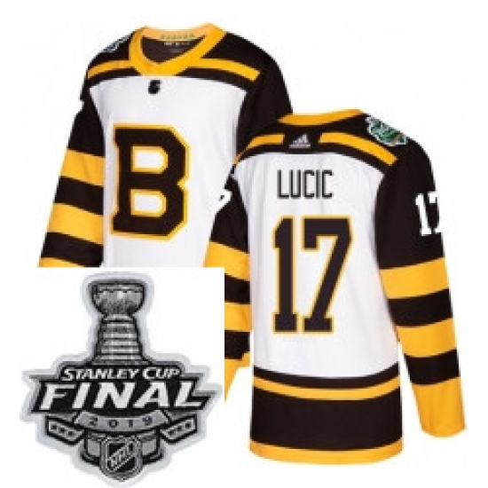 Mens Adidas Boston Bruins 17 Milan Lucic Authentic White 2019 Winter Classic NHL Jersey Mens Adidas Boston Bruins 17 Milan Lucic Authentic White 2019 Winter Classic NHL Jersey