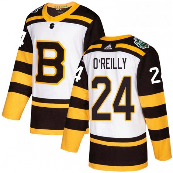 Mens Adidas Boston Bruins 24 Terry OReilly Authentic White 2019 Winter Classic NHL Jerse Mens Adidas Boston Bruins 24 Terry OReilly Authentic White 2019 Winter Classic NHL Jerse