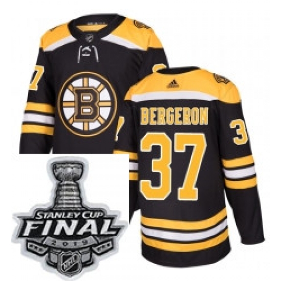 Mens Adidas Boston Bruins 37 Patrice Bergeron Authentic Black Home NHL Jersey Mens Adidas Boston Bruins 37 Patrice Bergeron Authentic Black Home NHL Jersey