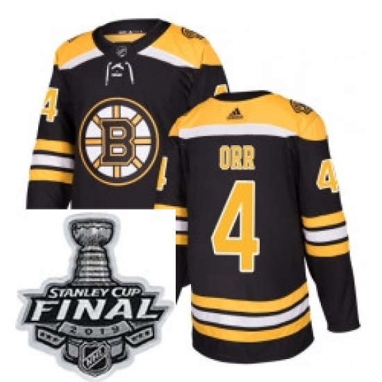 Mens Adidas Boston Bruins 4 Bobby Orr Authentic Black Home NHL Jersey Mens Adidas Boston Bruins 4 Bobby Orr Authentic Black Home NHL Jersey