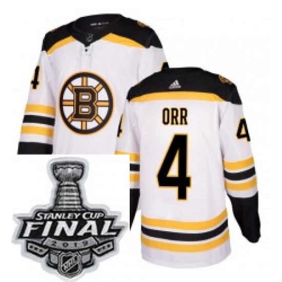 Mens Adidas Boston Bruins 4 Bobby Orr Authentic White Away NHL Jersey Mens Adidas Boston Bruins 4 Bobby Orr Authentic White Away NHL Jersey