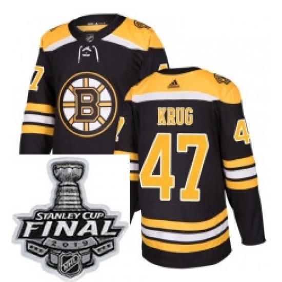 Mens Adidas Boston Bruins 47 Torey Krug Authentic Black Home NHL Jersey Mens Adidas Boston Bruins 47 Torey Krug Authentic Black Home NHL Jersey