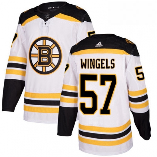 Mens Adidas Boston Bruins 57 Tommy Wingels Authentic White Away NHL Jersey Mens Adidas Boston Bruins 57 Tommy Wingels Authentic White Away NHL Jersey