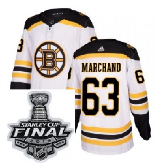 Mens Adidas Boston Bruins 63 Brad Marchand Authentic White Away NHL Jersey Mens Adidas Boston Bruins 63 Brad Marchand Authentic White Away NHL Jersey