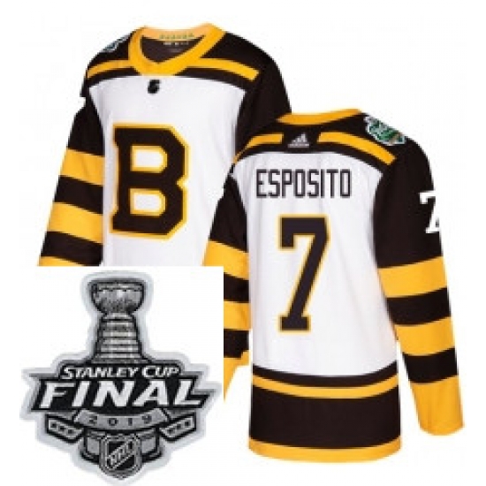 Mens Adidas Boston Bruins 7 Phil Esposito Authentic White 2019 Winter Classic NHL Jersey Mens Adidas Boston Bruins 7 Phil Esposito Authentic White 2019 Winter Classic NHL Jersey