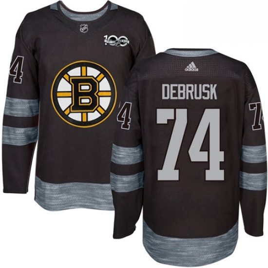 Mens Adidas Boston Bruins 74 Jake DeBrusk Premier Black 1917 2017 100th Anniversary NHL Jersey Mens Adidas Boston Bruins 74 Jake DeBrusk Premier Black 1917 2017 100th Anniversary NHL Jersey