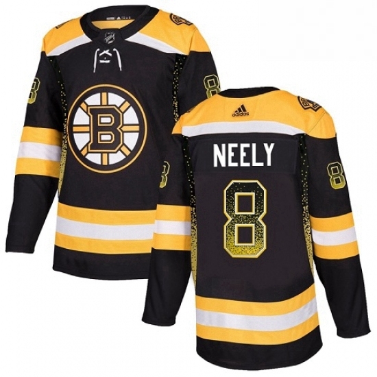 Mens Adidas Boston Bruins 8 Cam Neely Authentic Black Drift Fashion NHL Jersey Mens Adidas Boston Bruins 8 Cam Neely Authentic Black Drift Fashion NHL Jersey