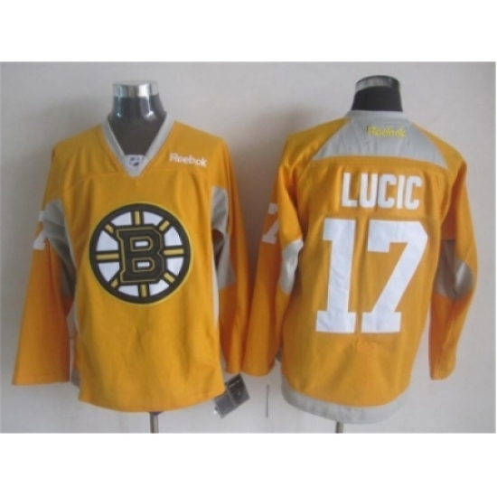 NHL Boston Bruins 17 Milan Lucic yellow jerseys NHL Boston Bruins 17 Milan Lucic yellow jerseys