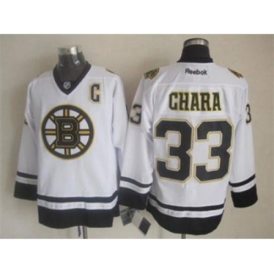 NHL Boston Bruins #33 Zdeno Chara White Fashion Stitched Jerseys NHL Boston Bruins #33 Zdeno Chara White Fashion Stitched Jerseys