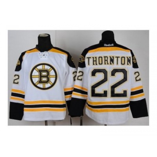 NHL Jerseys Boston Bruins #22 Thornton White Jerseys NHL Jerseys Boston Bruins #22 Thornton White Jerseys