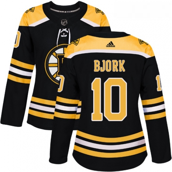 Womens Adidas Boston Bruins 10 Anders Bjork Premier Black Home NHL Jersey Womens Adidas Boston Bruins 10 Anders Bjork Premier Black Home NHL Jersey