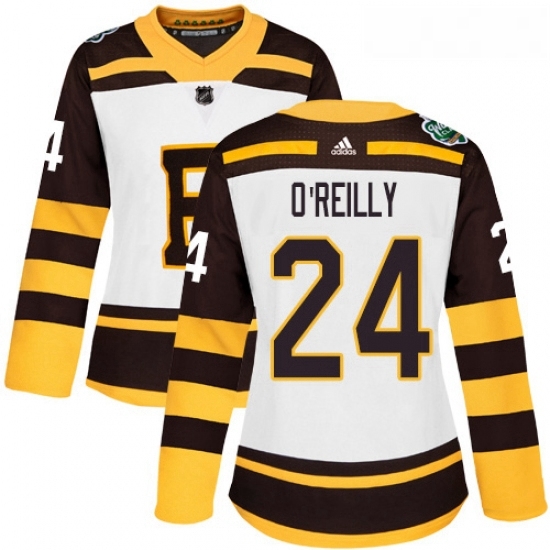 Womens Adidas Boston Bruins 24 Terry OReilly Authentic White 2019 Winter Classic NHL Jerse Womens Adidas Boston Bruins 24 Terry OReilly Authentic White 2019 Winter Classic NHL Jerse