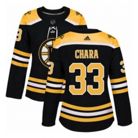 Womens Adidas Boston Bruins 33 Zdeno Chara Premier Black Home NHL Jersey Womens Adidas Boston Bruins 33 Zdeno Chara Premier Black Home NHL Jersey