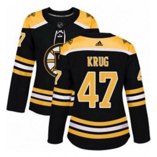 Womens Adidas Boston Bruins 47 Torey Krug Premier Black Home NHL Jersey Womens Adidas Boston Bruins 47 Torey Krug Premier Black Home NHL Jersey