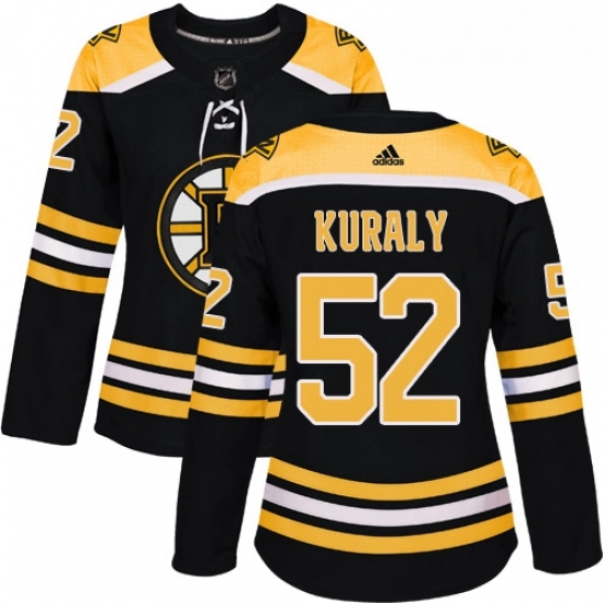Womens Adidas Boston Bruins 52 Sean Kuraly Premier Black Home NHL Jersey Womens Adidas Boston Bruins 52 Sean Kuraly Premier Black Home NHL Jersey
