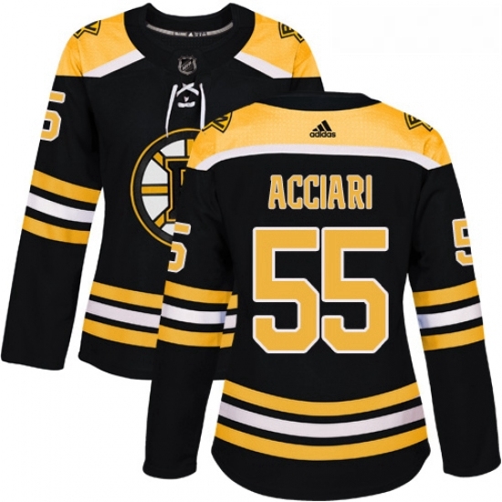 Womens Adidas Boston Bruins 55 Noel Acciari Premier Black Home NHL Jersey Womens Adidas Boston Bruins 55 Noel Acciari Premier Black Home NHL Jersey