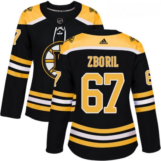Womens Adidas Boston Bruins 67 Jakub Zboril Authentic Black Home NHL Jersey Womens Adidas Boston Bruins 67 Jakub Zboril Authentic Black Home NHL Jersey