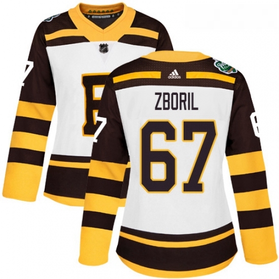 Womens Adidas Boston Bruins 67 Jakub Zboril Authentic White 2019 Winter Classic NHL Jersey Womens Adidas Boston Bruins 67 Jakub Zboril Authentic White 2019 Winter Classic NHL Jersey