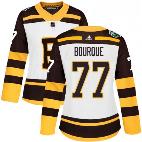 Womens Adidas Boston Bruins 77 Ray Bourque Authentic White 2019 Winter Classic NHL Jersey Womens Adidas Boston Bruins 77 Ray Bourque Authentic White 2019 Winter Classic NHL Jersey