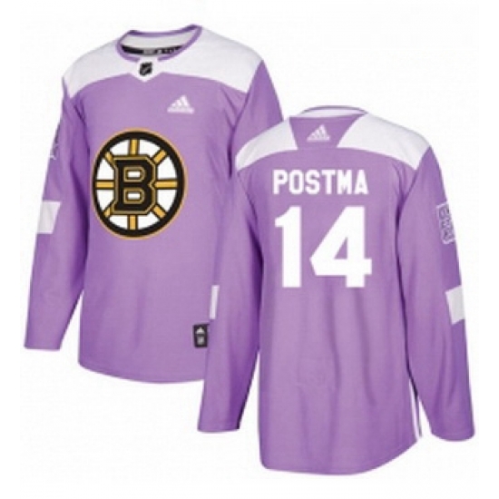 Youth Adidas Boston Bruins 14 Paul Postma Authentic Purple Fights Cancer Practice NHL Jersey Youth Adidas Boston Bruins 14 Paul Postma Authentic Purple Fights Cancer Practice NHL Jersey