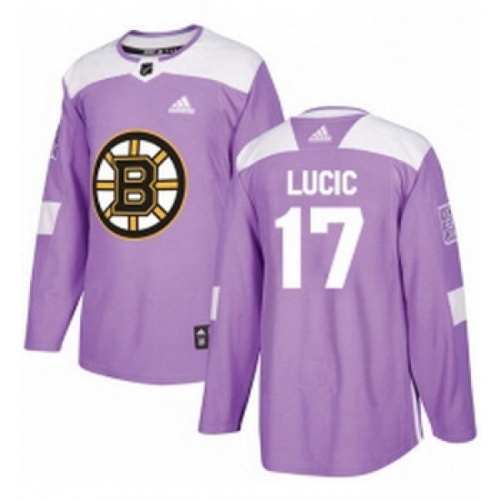 Youth Adidas Boston Bruins 17 Milan Lucic Authentic Purple Fights Cancer Practice NHL Jersey Youth Adidas Boston Bruins 17 Milan Lucic Authentic Purple Fights Cancer Practice NHL Jersey