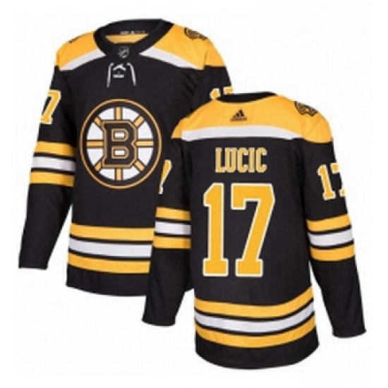 Youth Adidas Boston Bruins 17 Milan Lucic Premier Black Home NHL Jersey Youth Adidas Boston Bruins 17 Milan Lucic Premier Black Home NHL Jersey