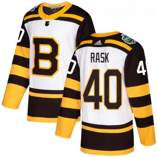 Youth Adidas Boston Bruins 40 Tuukka Rask Authentic White 2019 Winter Classic NHL Jersey Youth Adidas Boston Bruins 40 Tuukka Rask Authentic White 2019 Winter Classic NHL Jersey