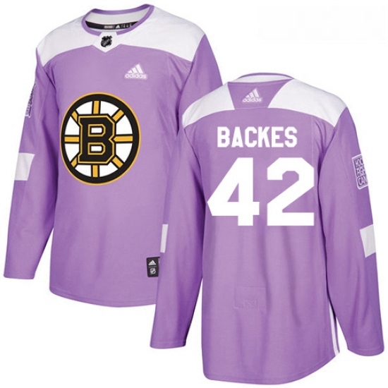 Youth Adidas Boston Bruins 42 David Backes Authentic Purple Fights Cancer Practice NHL Jersey Youth Adidas Boston Bruins 42 David Backes Authentic Purple Fights Cancer Practice NHL Jersey
