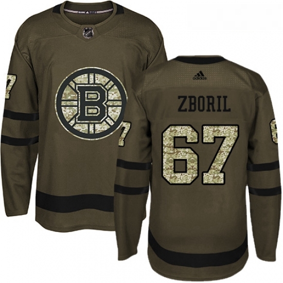 Youth Adidas Boston Bruins 67 Jakub Zboril Authentic Green Salute to Service NHL Jersey Youth Adidas Boston Bruins 67 Jakub Zboril Authentic Green Salute to Service NHL Jersey