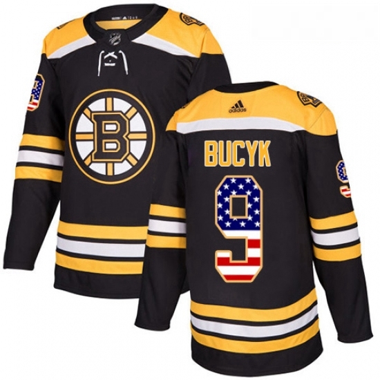 Youth Adidas Boston Bruins 9 Johnny Bucyk Authentic Black USA Flag Fashion NHL Jersey Youth Adidas Boston Bruins 9 Johnny Bucyk Authentic Black USA Flag Fashion NHL Jersey