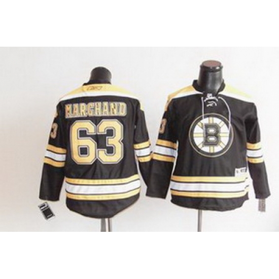 kids Boston Bruins 63 marchand black jersey kids Boston Bruins 63 marchand black jersey
