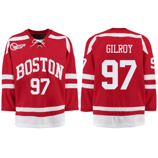 Boston University Terriers BU 97 Matt Gilroy Red Stitched Hockey Jersey Boston University Terriers BU 97 Matt Gilroy Red Stitched Hockey Jersey