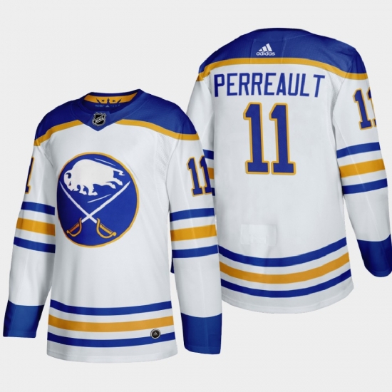 Buffalo Sabres 11 Gilbert Perreault Men Adidas 2020 21 Away Authentic Player Stitched NHL Jersey White Buffalo Sabres 11 Gilbert Perreault Men Adidas 2020 21 Away Authentic Player Stitched NHL Jersey White