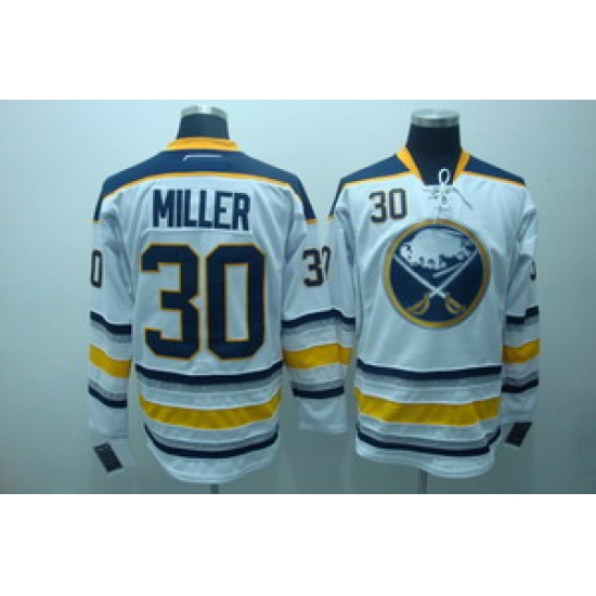 Buffalo Sabres 30 Ryan Miller Stitched white Jersey Buffalo Sabres 30 Ryan Miller Stitched white Jersey