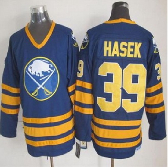 Buffalo Sabres #39 Dominik Hasek Navy Blue CCM Throwback Stitched NHL Jersey Buffalo Sabres #39 Dominik Hasek Navy Blue CCM Throwback Stitched NHL Jersey