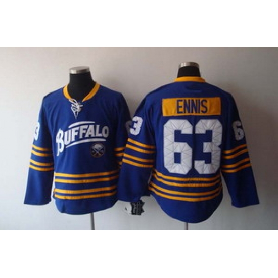 Buffalo Sabres 63 ENNIS blue 3rd hockey jerseys Buffalo Sabres 63 ENNIS blue 3rd hockey jerseys
