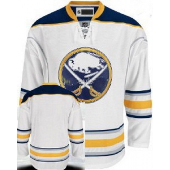 Buffalo Sabres Blank NEW Third Jersey White Buffalo Sabres Blank NEW Third Jersey White