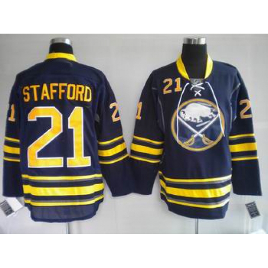 Buffalo Sabres Drew Stafford #21 dark BLUE Buffalo Sabres Drew Stafford #21 dark BLUE