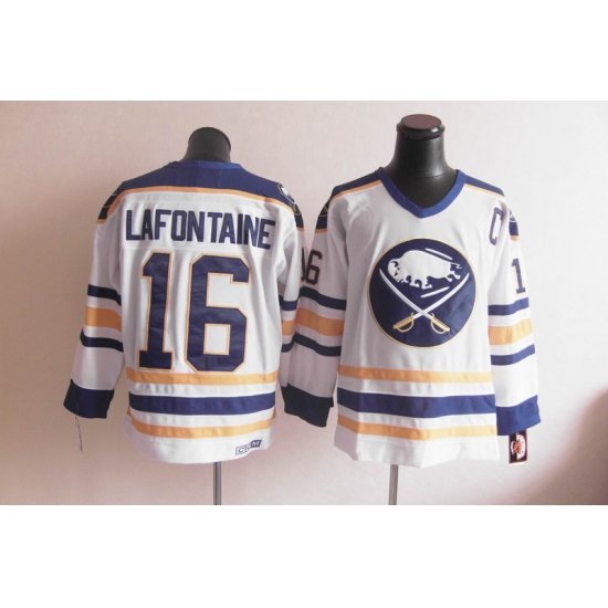 Buffalo Sabres Lafontaine 16 Jersey White Buffalo Sabres Lafontaine 16 Jersey White