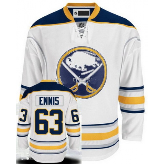 Buffalo Sabres NHL Jerseys #63 Tyler Ennis White Authentic Jersey 40TH Buffalo Sabres NHL Jerseys #63 Tyler Ennis White Authentic Jersey 40TH