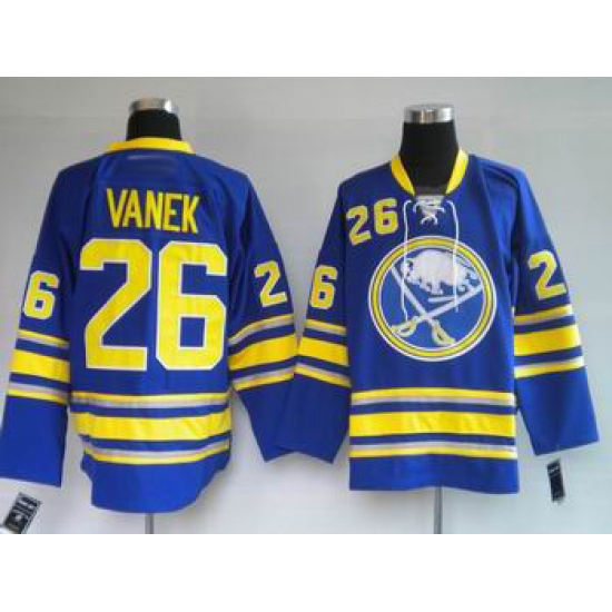 Buffalo Sabres Vanek #26 Thomas Vanek Blue Buffalo Sabres Vanek #26 Thomas Vanek Blue